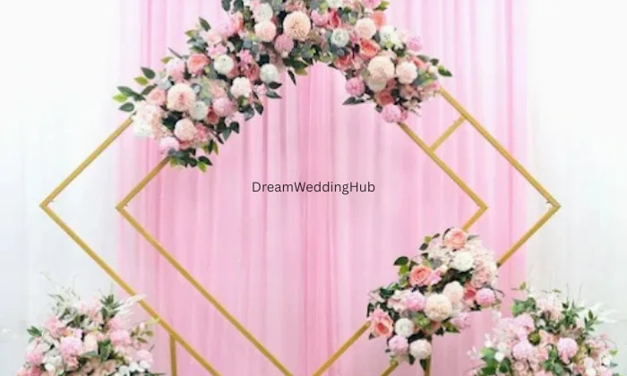 Floral Wedding Stage Decoration